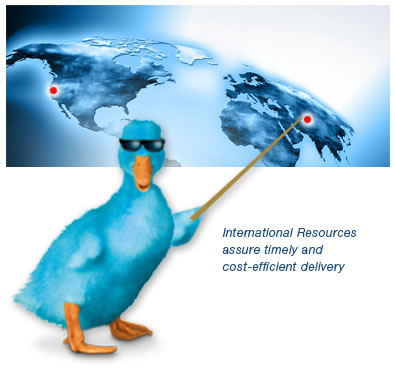 International Resources assure timely and cost-efficient delivery